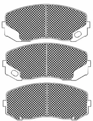 Brake Pad Set, disc brake (20078)