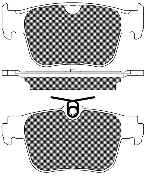 Brake Pad Set, disc brake (20324)
