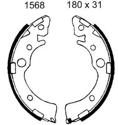 Brake Kit, drum brake (6435)