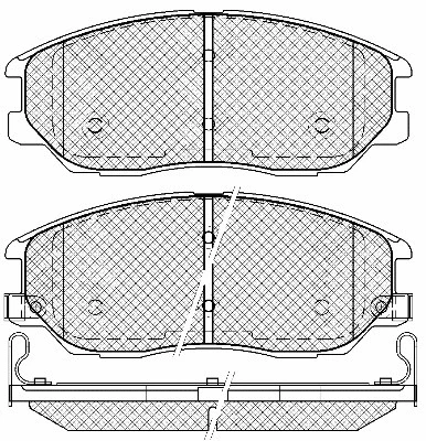 Brake Pad Set, disc brake (20087)