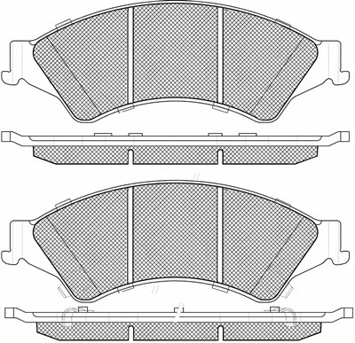 Brake Pad Set, disc brake (20187)