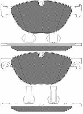 Brake Pad Set, disc brake (20201)