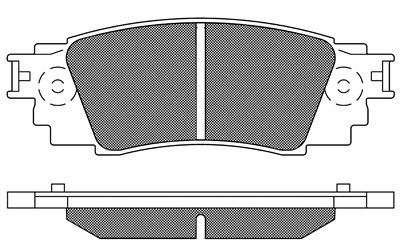 Brake Pad Set, disc brake (20337)