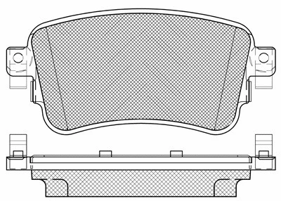Brake Pad Set, disc brake (20203)
