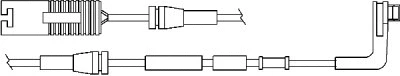 Warning Contact, brake pad wear (09037)
