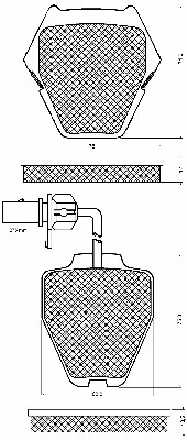Brake Pad Set, disc brake (10682)