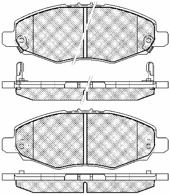 Brake Pad Set, disc brake (20103)