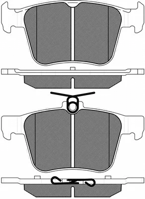 Brake Pad Set, disc brake (20232)