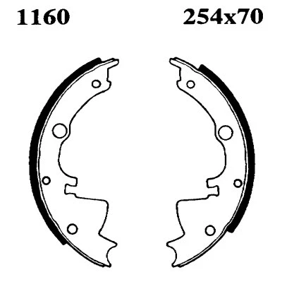 Brake Shoe Set (01160)