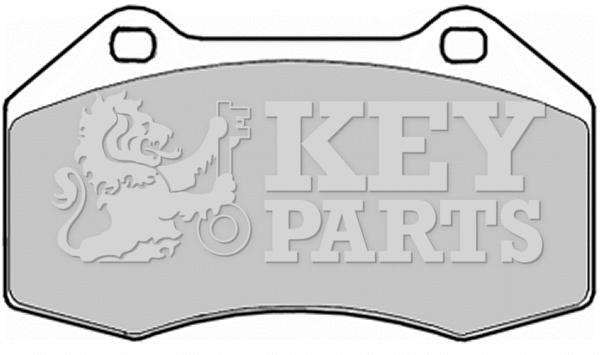 Brake Pad Set, disc brake (KBP1909)
