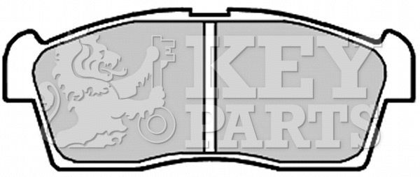 Brake Pad Set, disc brake (KBP2009)