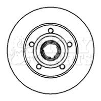 Brake Disc (KBD5937S)