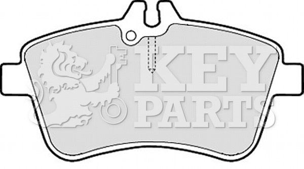 Brake Pad Set, disc brake (KBP2145)