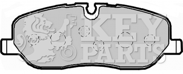 Brake Pad Set, disc brake (KBP1929)
