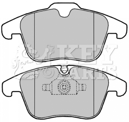 Brake Pad Set, disc brake (KBP2023)