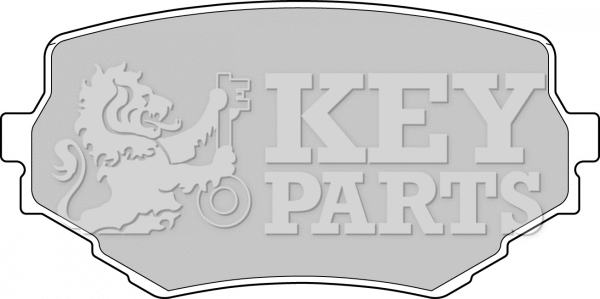 Brake Pad Set, disc brake (KBP1597)