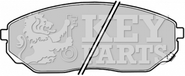 Brake Pad Set, disc brake (KBP1874)