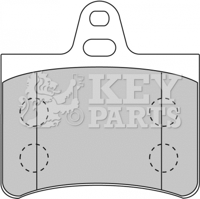 Brake Pad Set, disc brake (KBP1710)