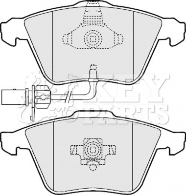 Brake Pad Set, disc brake (KBP2013)