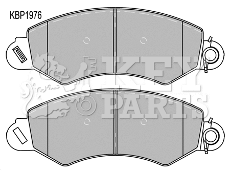 Brake Pad Set, disc brake (KBP1976)