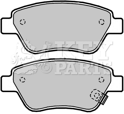 Brake Pad Set, disc brake (KBP2042)
