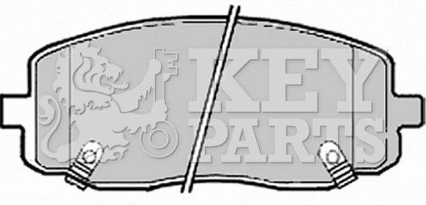 Brake Pad Set, disc brake (KBP1910)