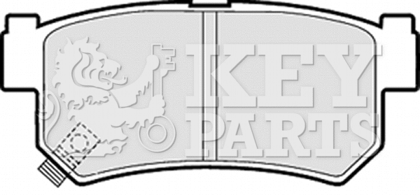 Brake Pad Set, disc brake (KBP1790)