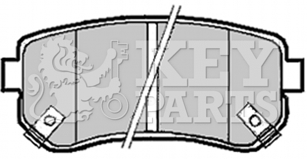 Brake Pad Set, disc brake (KBP1924)