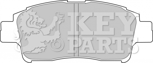 Brake Pad Set, disc brake (KBP1681)