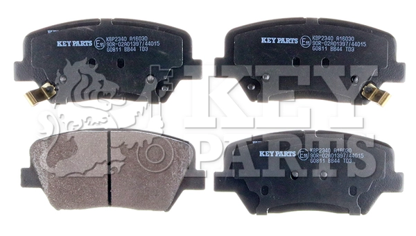 Brake Pad Set, disc brake (KBP2340)