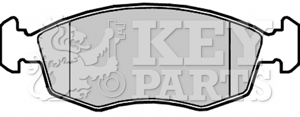 Brake Pad Set, disc brake (KBP2310)