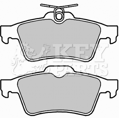 Brake Pad Set, disc brake (KBP2288)