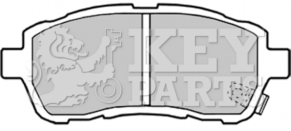 Brake Pad Set, disc brake (KBP2304)