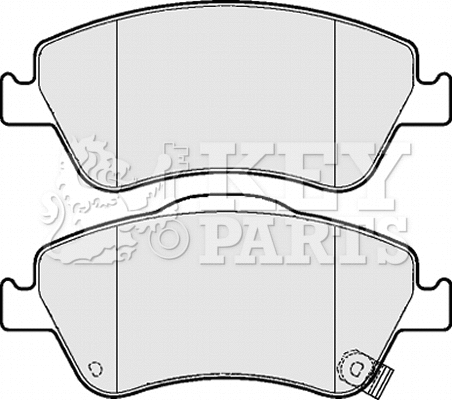 Brake Pad Set, disc brake (KBP2083)