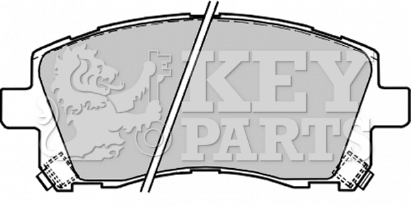 Brake Pad Set, disc brake (KBP1680)