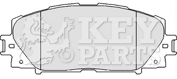 Brake Pad Set, disc brake (KBP2123)