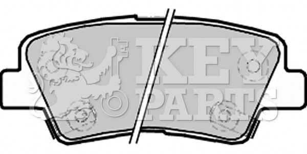 Brake Pad Set, disc brake (KBP2220)