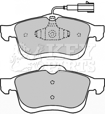 Brake Pad Set, disc brake (KBP2250)