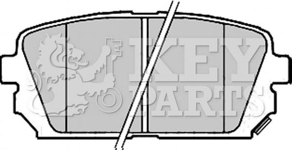 Brake Pad Set, disc brake (KBP2179)