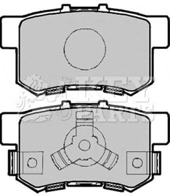 Brake Pad Set, disc brake (KBP1985)