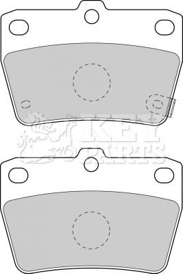 Brake Pad Set, disc brake (KBP1804)
