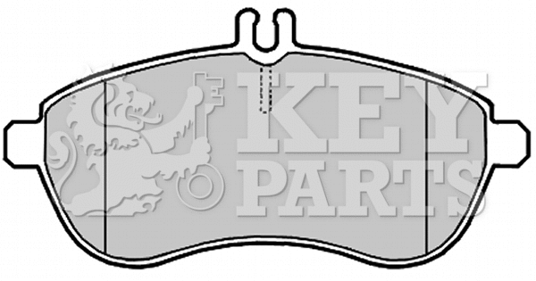 Brake Pad Set, disc brake (KBP2008)