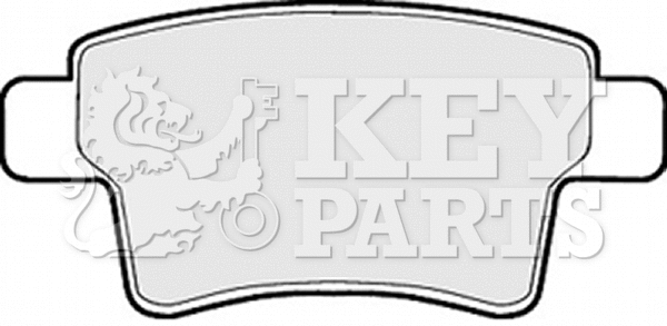 Brake Pad Set, disc brake (KBP2029)