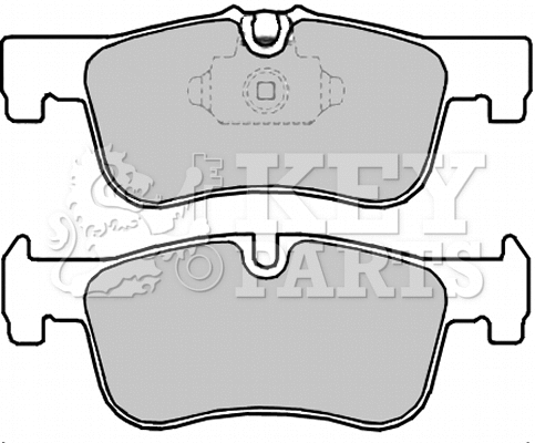 Brake Pad Set, disc brake (KBP2346)