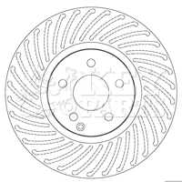 Brake Disc (KBD5811S)