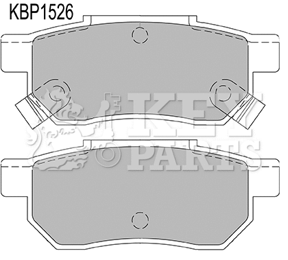 Brake Pad Set, disc brake (KBP1526)