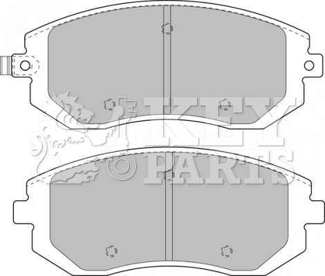 Brake Pad Set, disc brake (KBP1905)