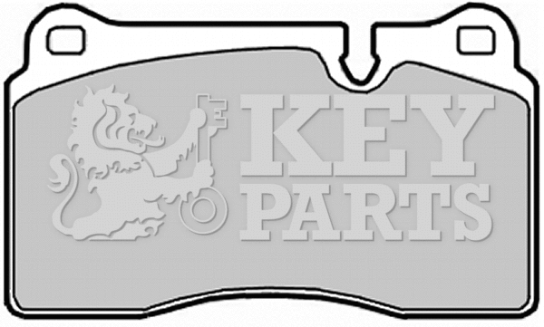 Brake Pad Set, disc brake (KBP2017)