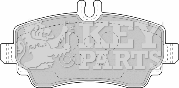 Brake Pad Set, disc brake (KBP1752)