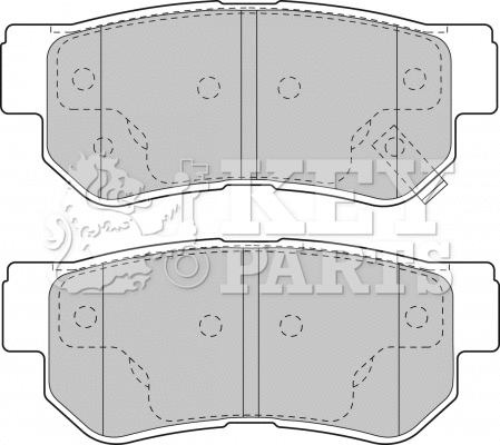 Brake Pad Set, disc brake (KBP1787)